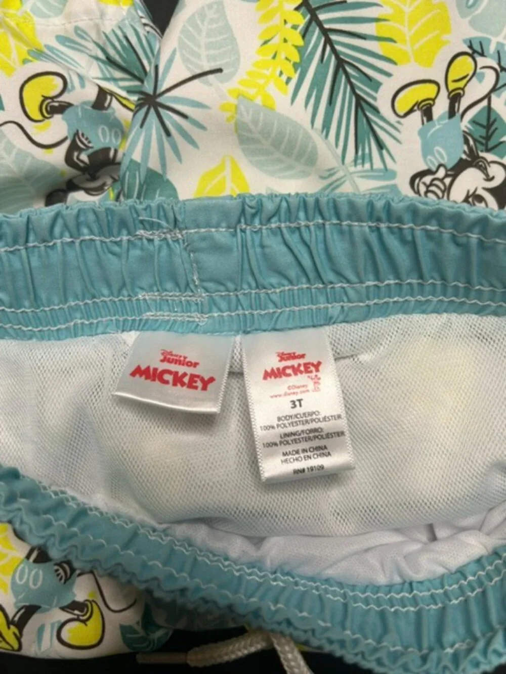 Disney Junior Mickey Mouse Boy's Swim Suit 3T